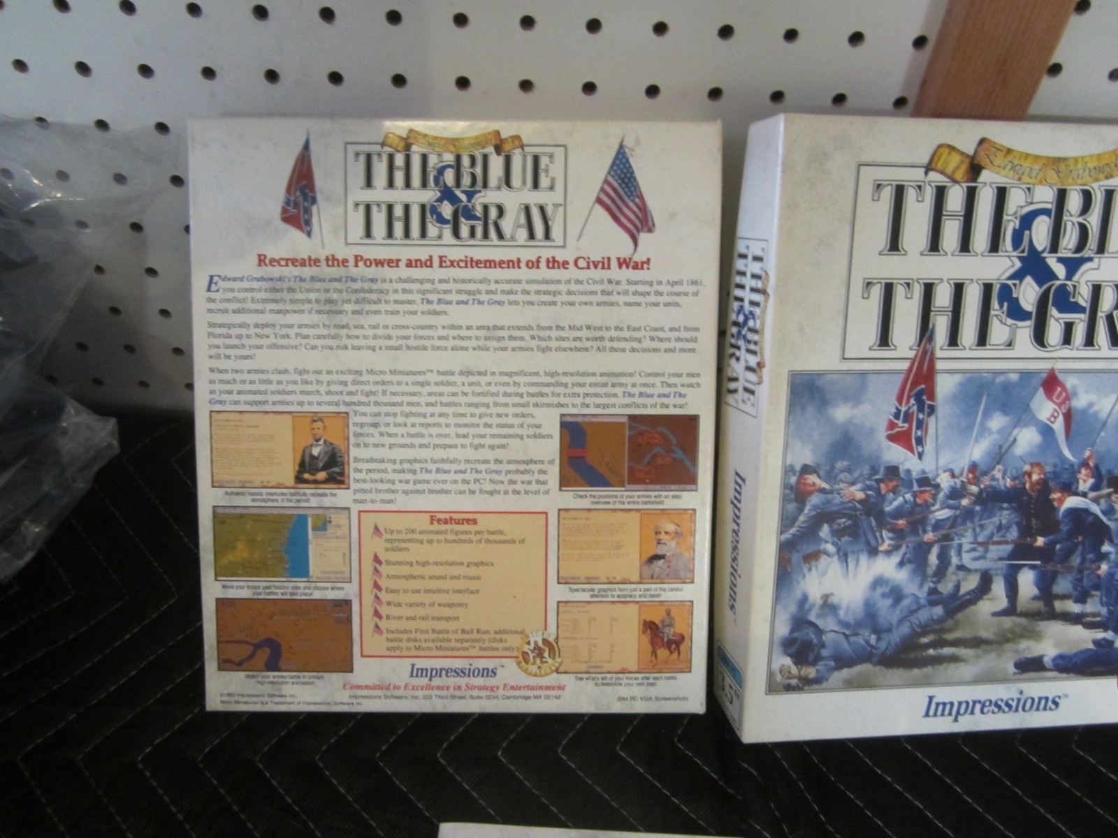 Edward Grabowski’s The Blue and The Gray Civil War PC Game Impressions 1993 3.5″