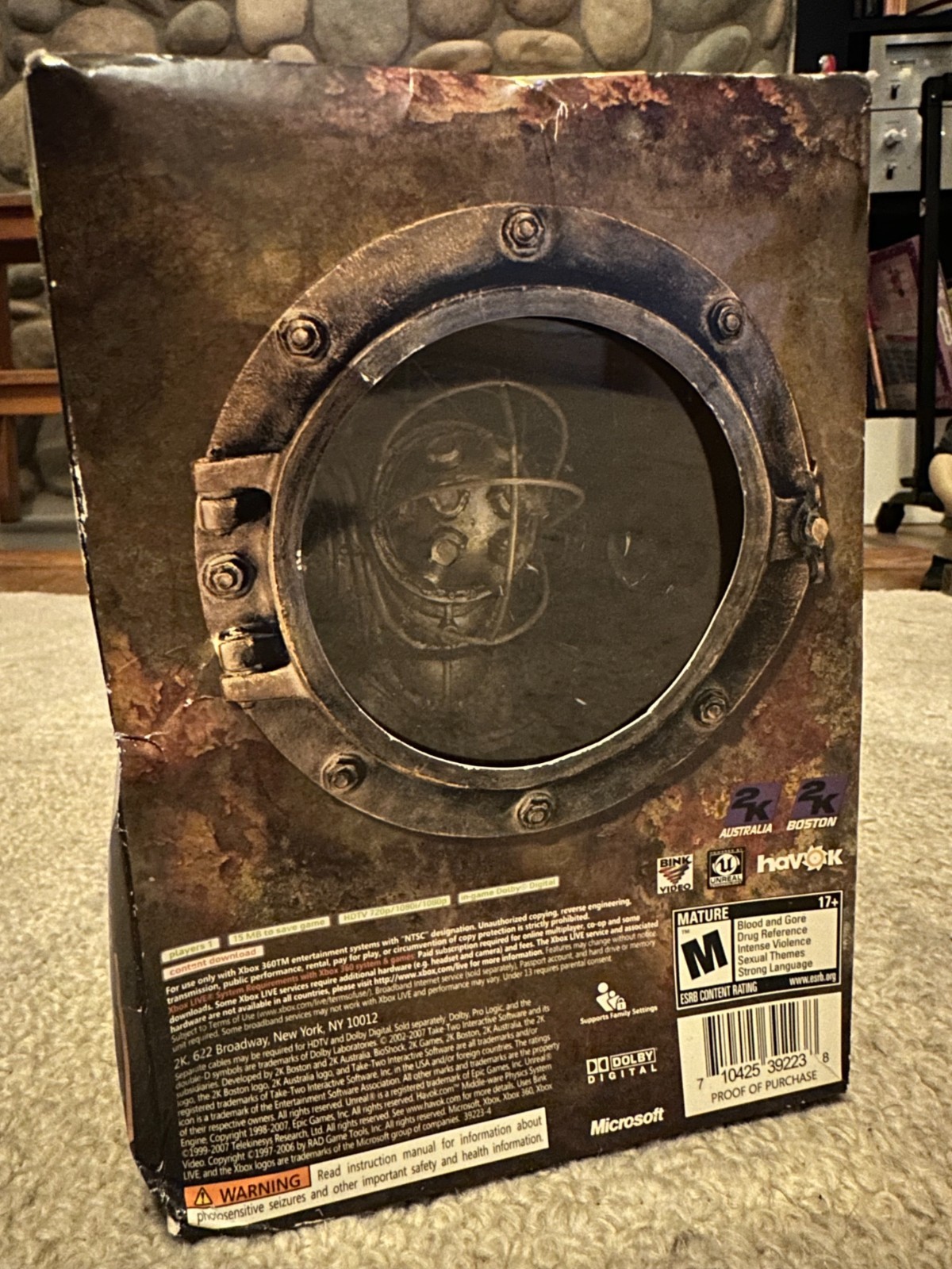 BioShock Limited Edition – Xbox 360 – Box with Big Daddy Figure only