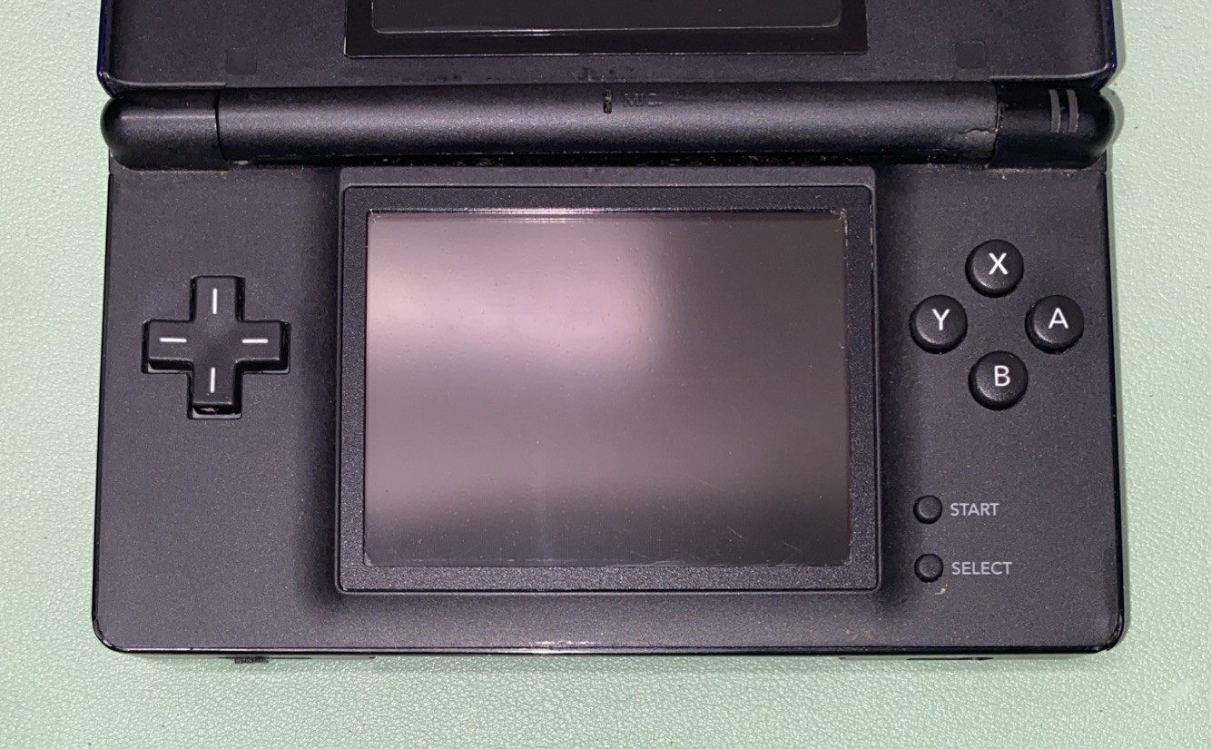 Nintendo DS Lite Blue(USG-001) W/3 Games, Stylus, Charger, Case READ