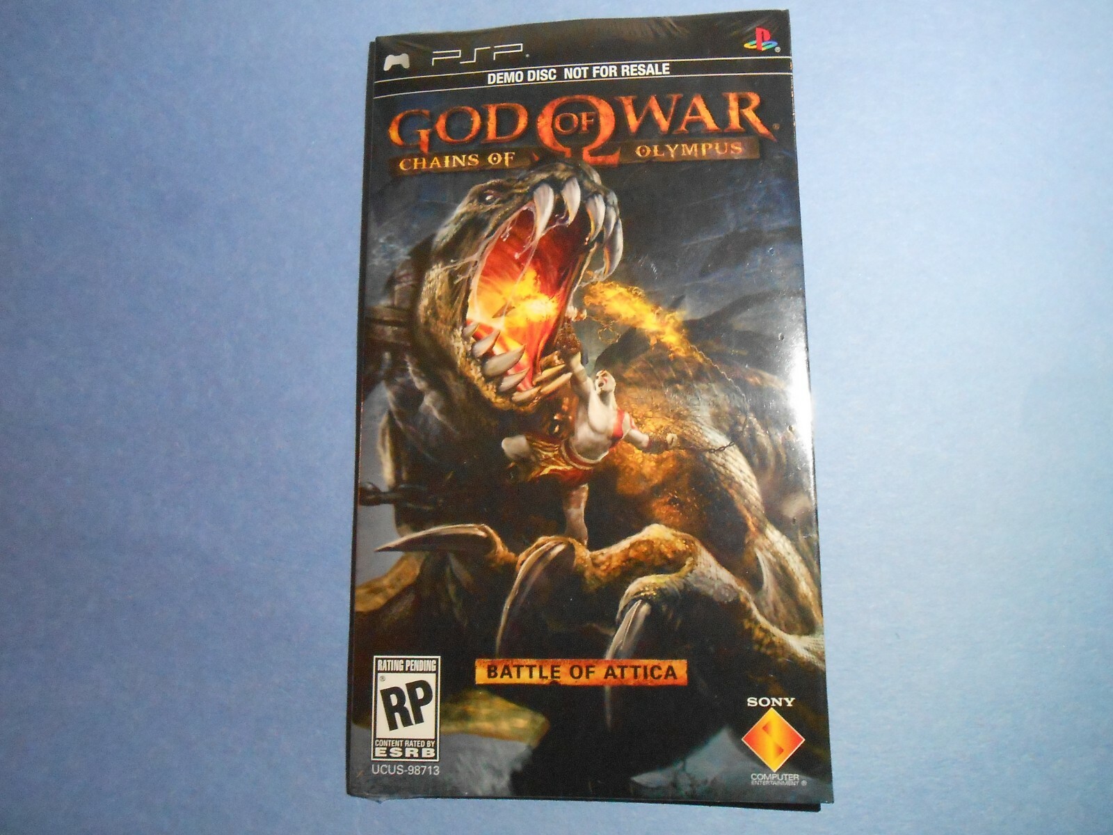 God of War: Chains of Olympus – Battle of Attica PSP Demo Disc – New & Sealed