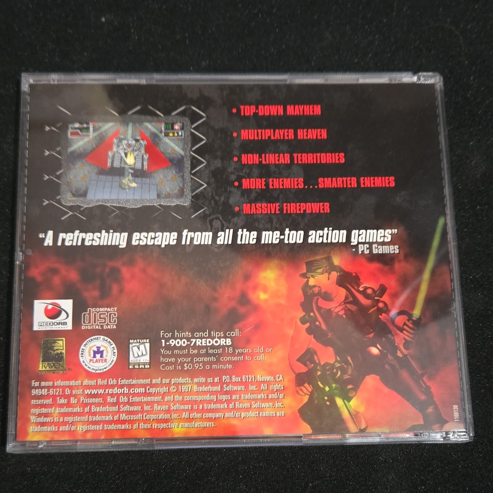 Red Orb Entertainment Take No Prisoners Original PC Manual English