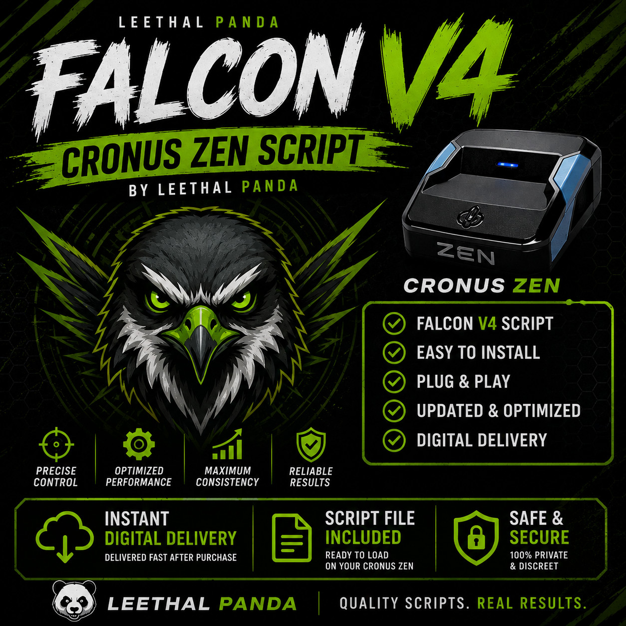 Falcon V4 Cronus Zen Script by Lethal Panda | Instant Digital Delivery