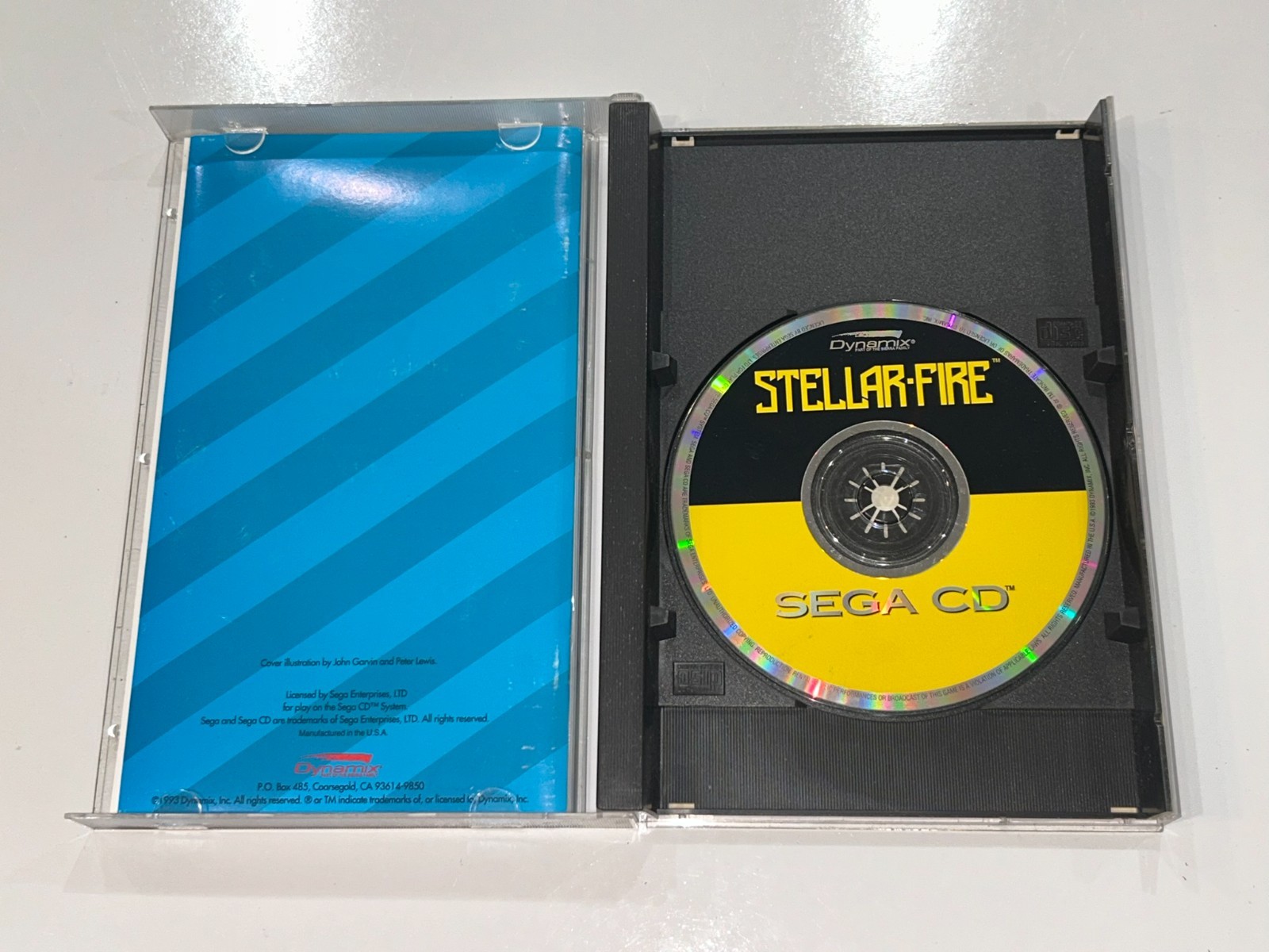 4 Sega CD Games (Racing Aces, Stellar-Fire, ThunderStrike, Tomcat Alley) Lot 8