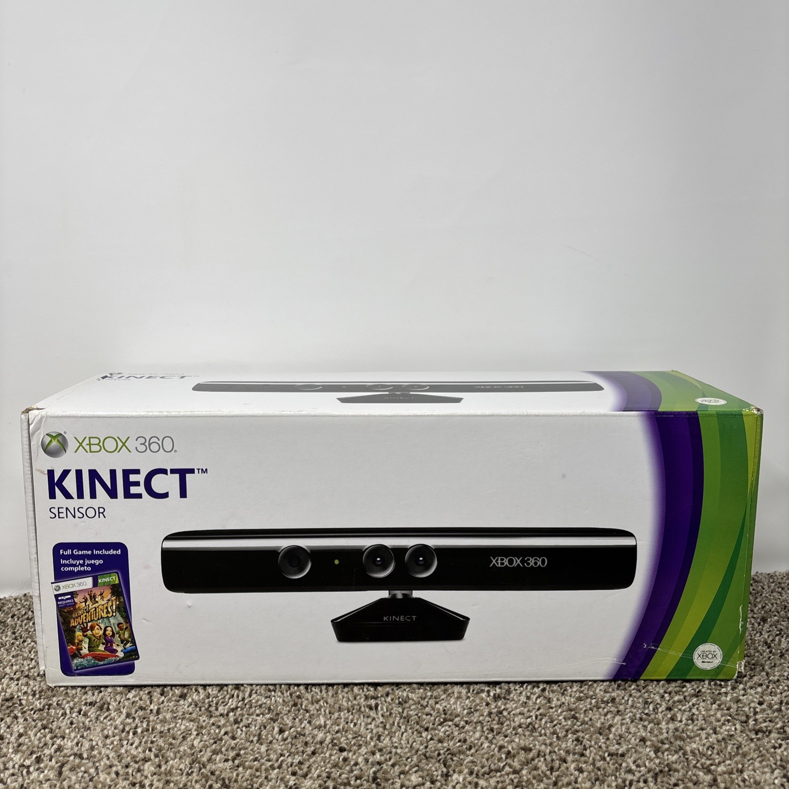 XBOX 360 Kinect Motion Sensor & Camera With Box No Game Tested