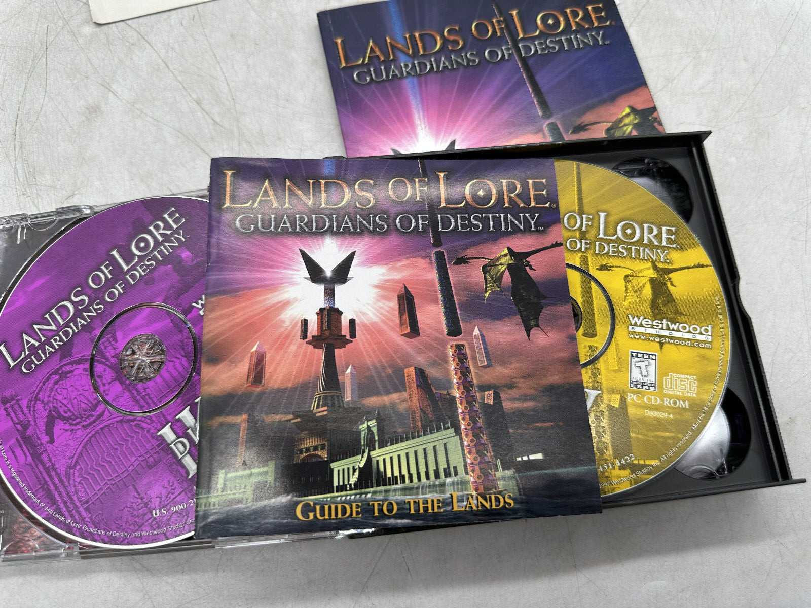 Legends of Lore Guardians of Destiny (PC, 1997, Westwood) NO BOX