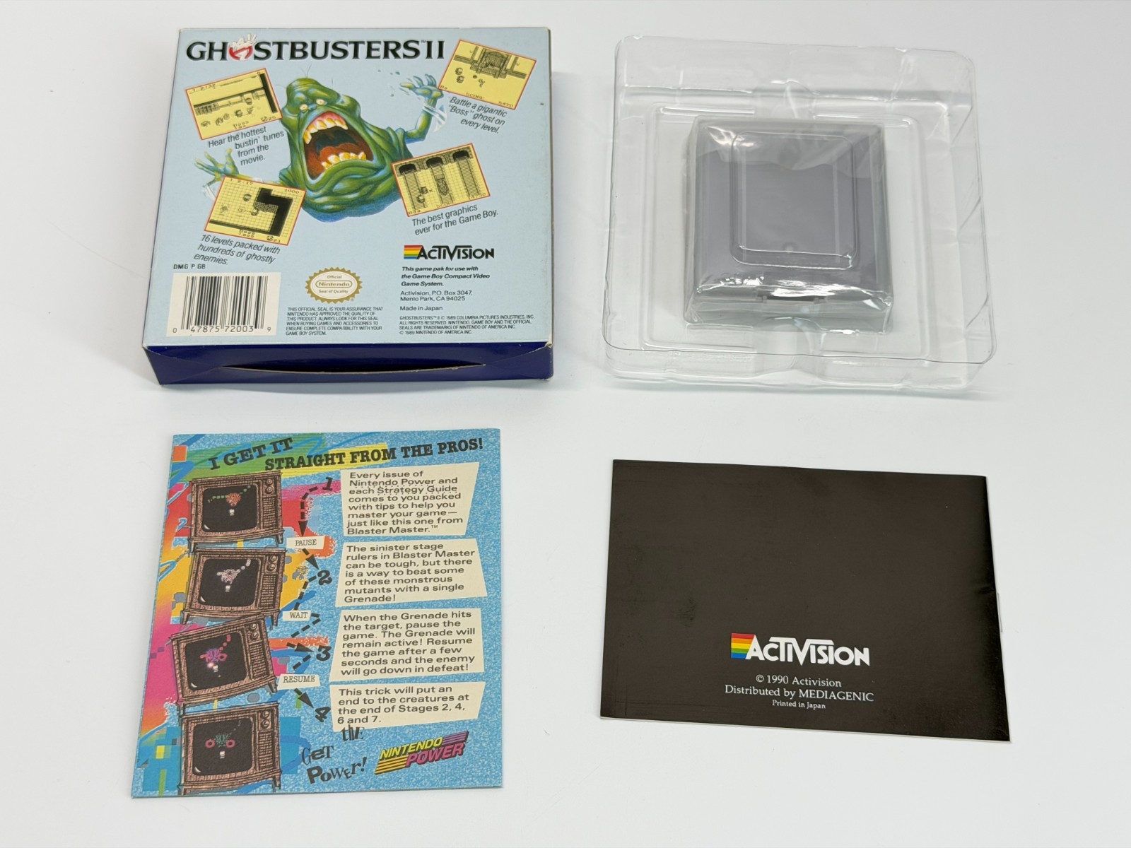 Ghostbusters II (Nintendo Game Boy) Complete Authentic & Tested