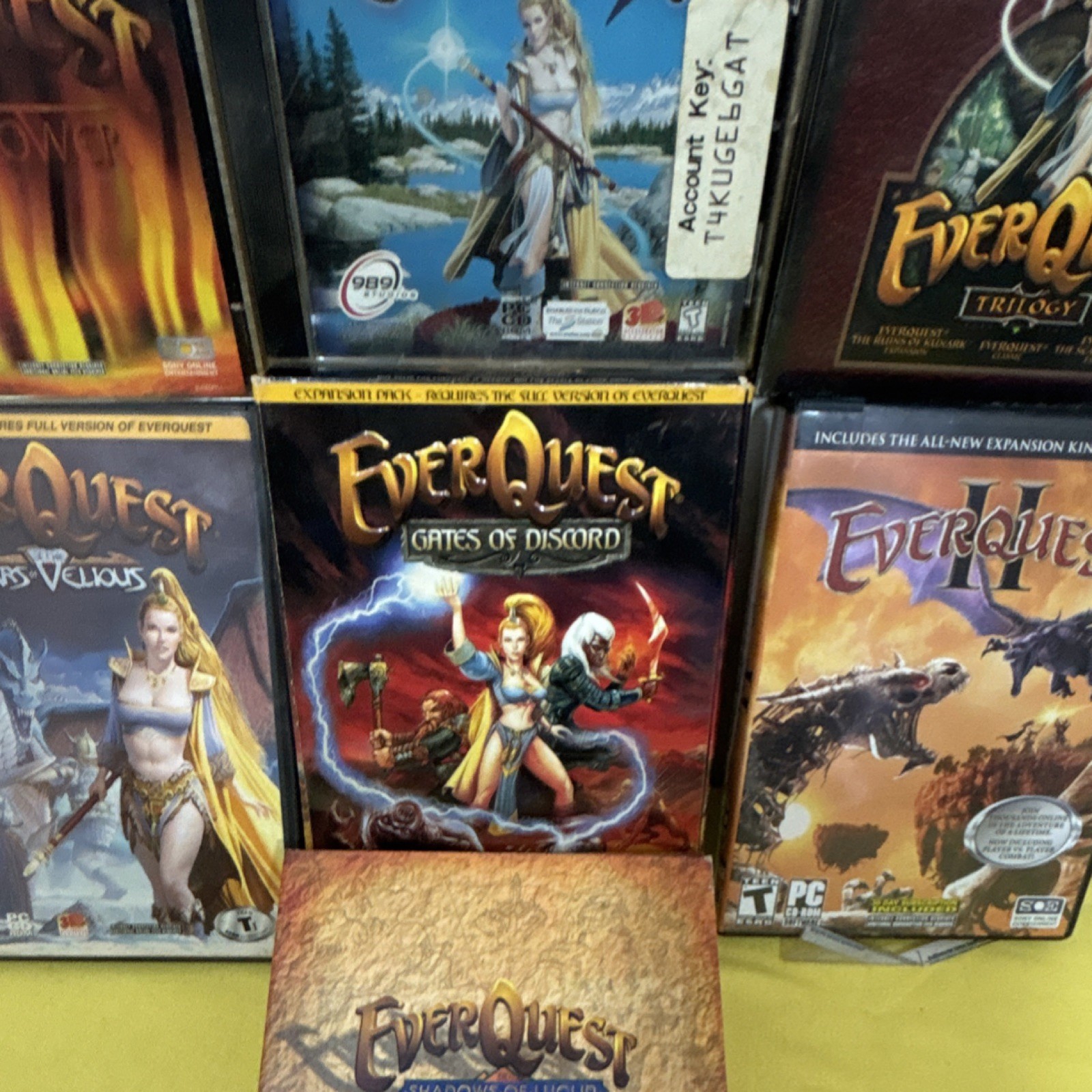 EverQuest PC Game Lot w/ Expansions & Manual (PC, Fantasy RPG) NTSC-U/C