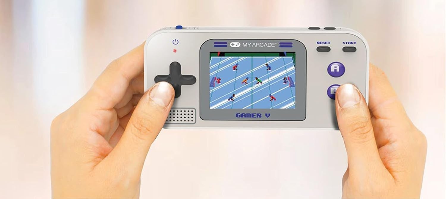 Portable Gamer V Classic: 220 Games, Easy Button Control & 2.5” Color Display