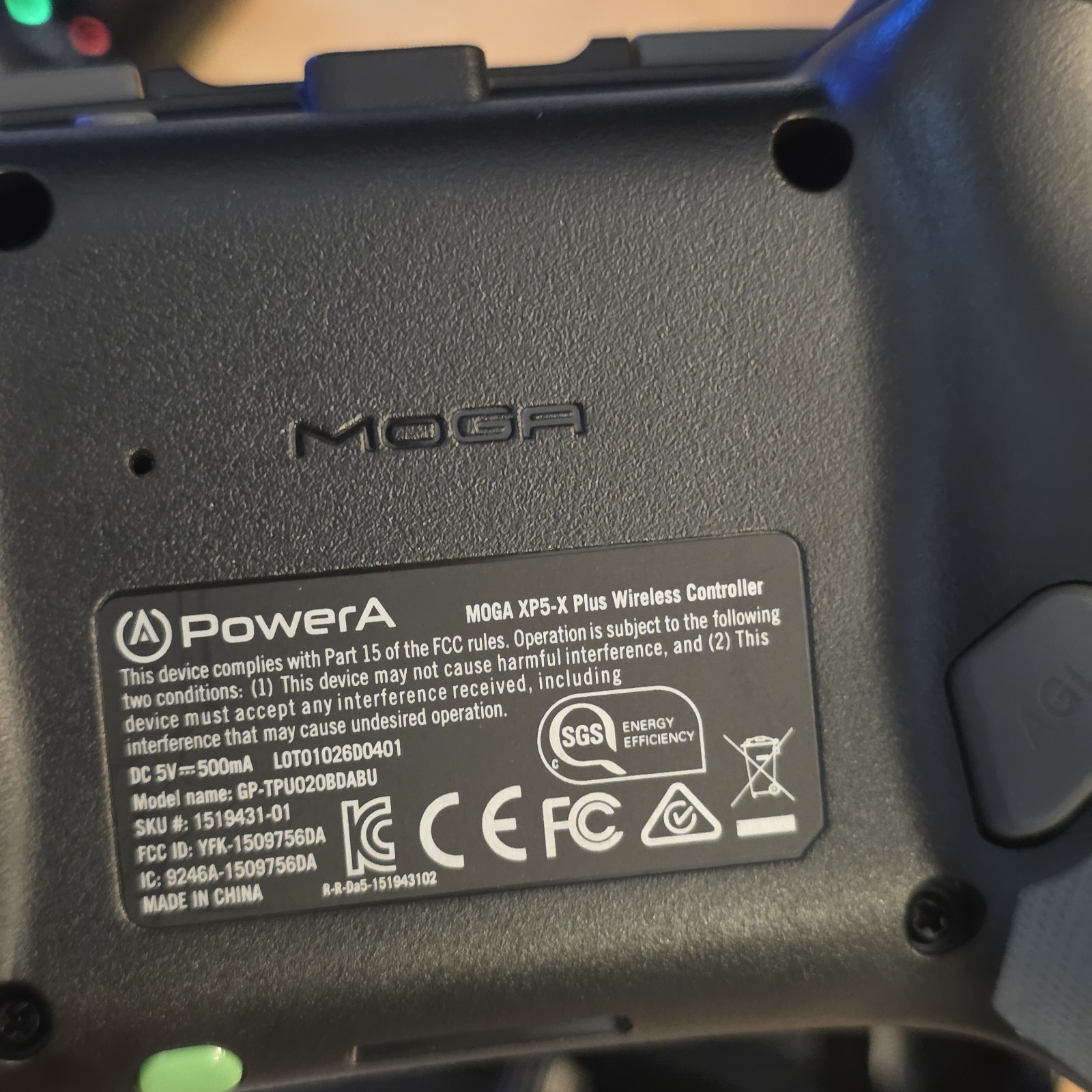 PowerA MOGA XP5-X Plus Bluetooth Controller Android Xbox w/ Box Clip Cable