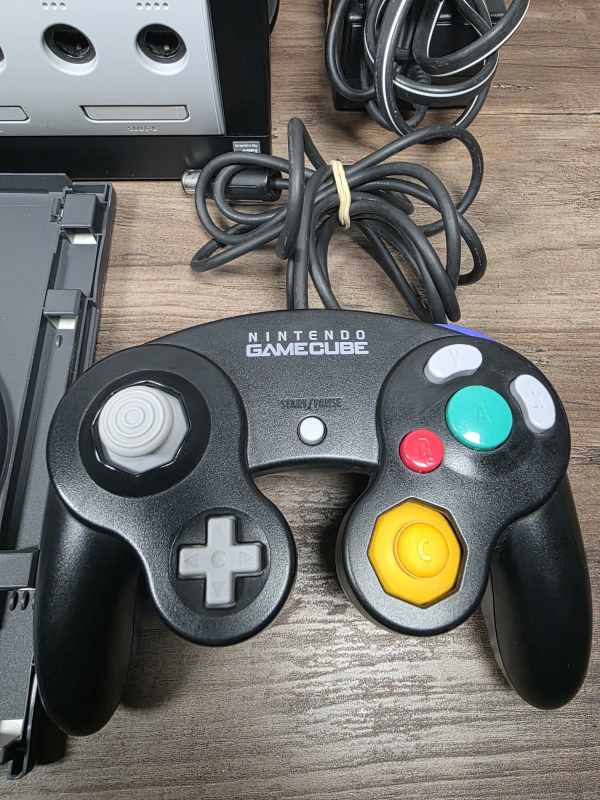 Nintendo GameCube Console Bundle Mario Kart Double Dash Set Black Tested Lot