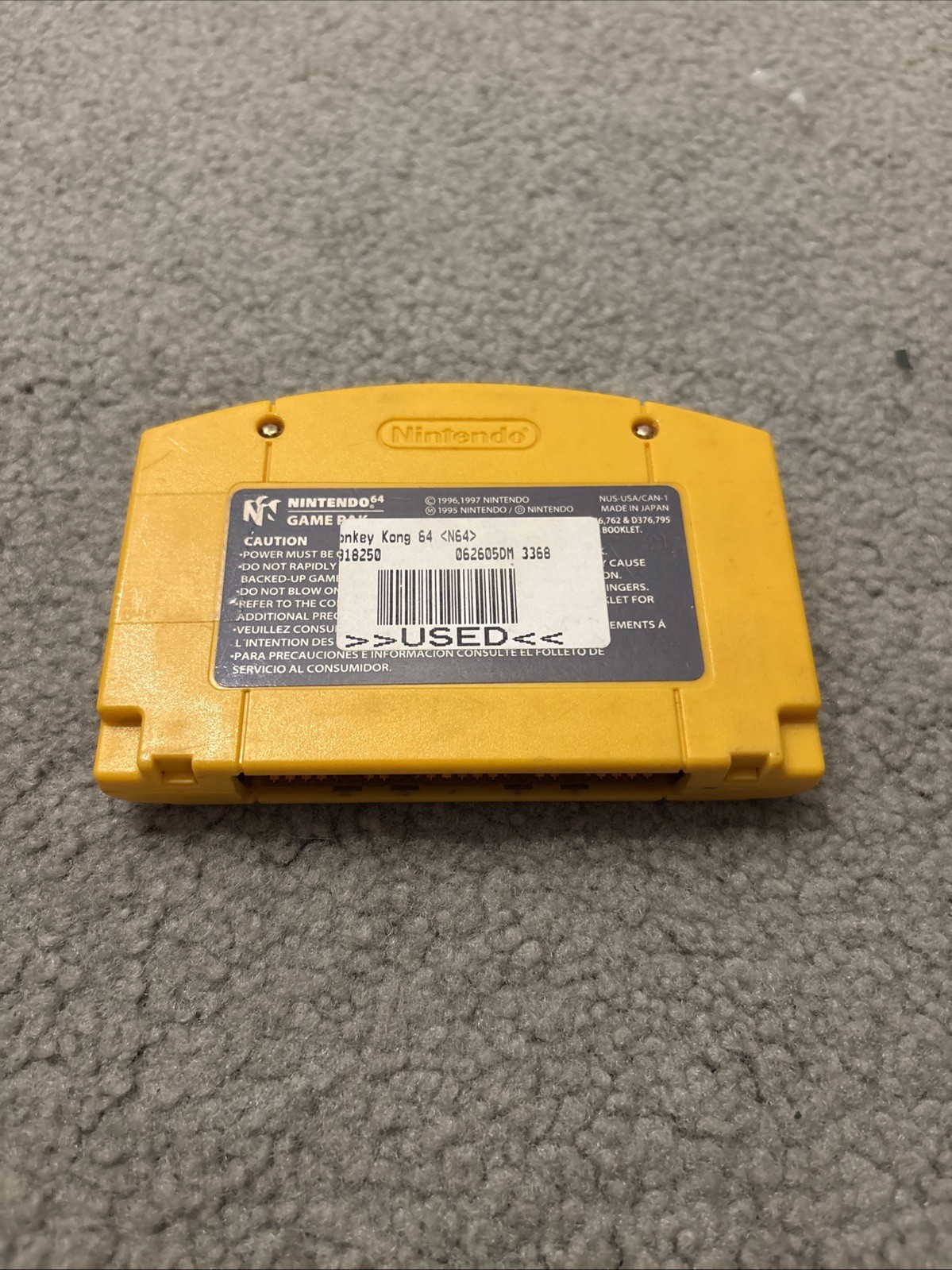 Donkey Kong 64 (Nintendo 64, 1999) Tested