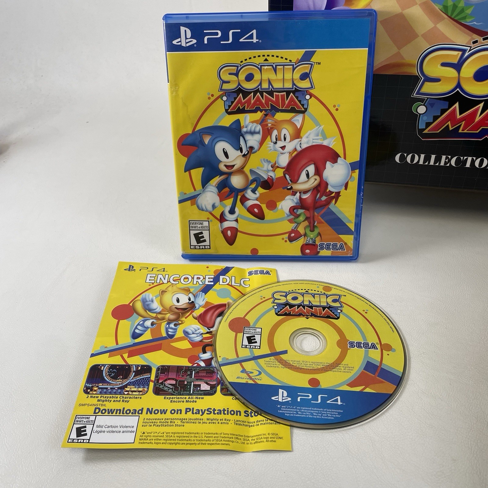 Sonic Mania Collector Edition (PlayStation 4 PS4) Authentic COMPLETE W GAME!