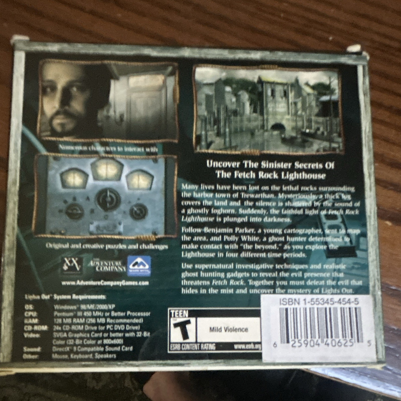 The Adventure Company Lights Out PC CD-ROM Video Game T-Teen