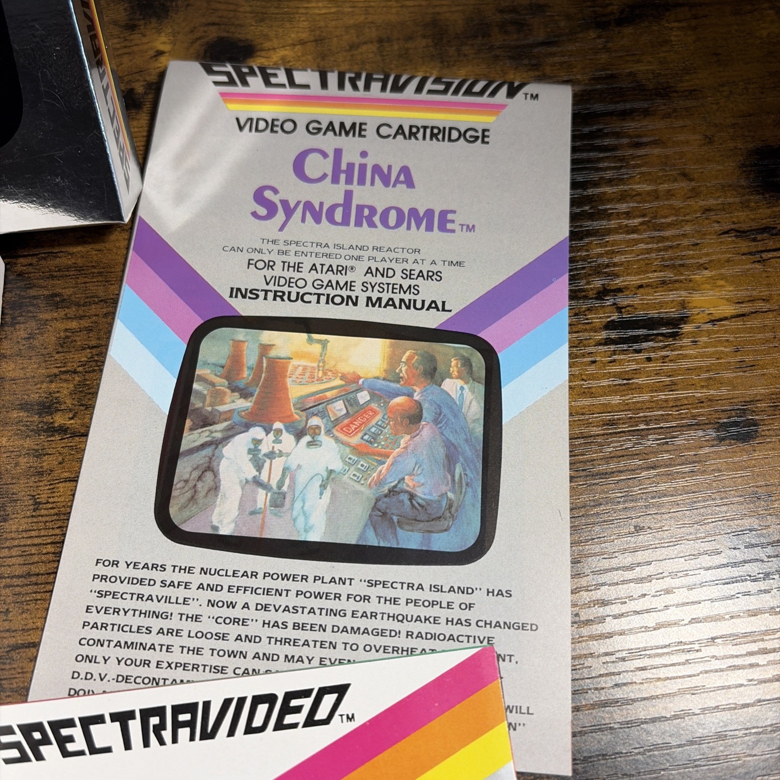 China Syndrome for Atari 2600 Complete In Box CIB Great Shape Tested