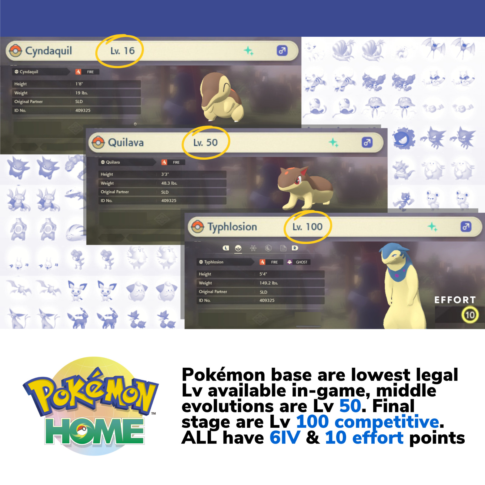 Pokémon Legends Arceus Complete ALPHA Shiny Living Dex 6 IV & Guide HOME Pokedex