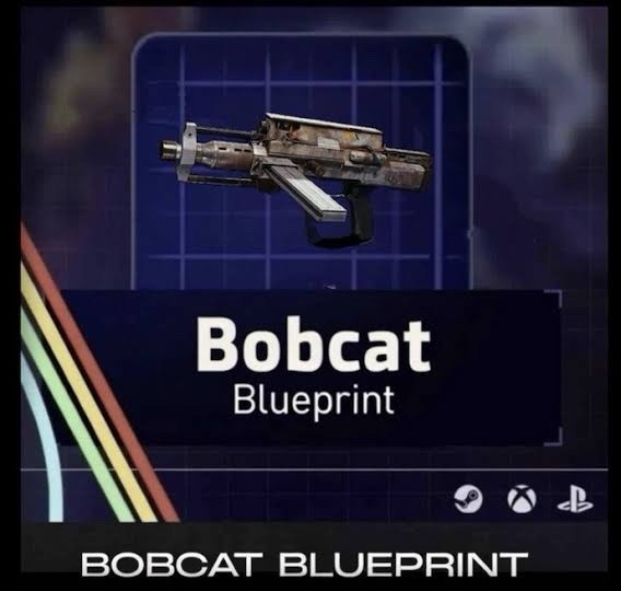 Bobcat Blueprint In-Game Item for arc raiders