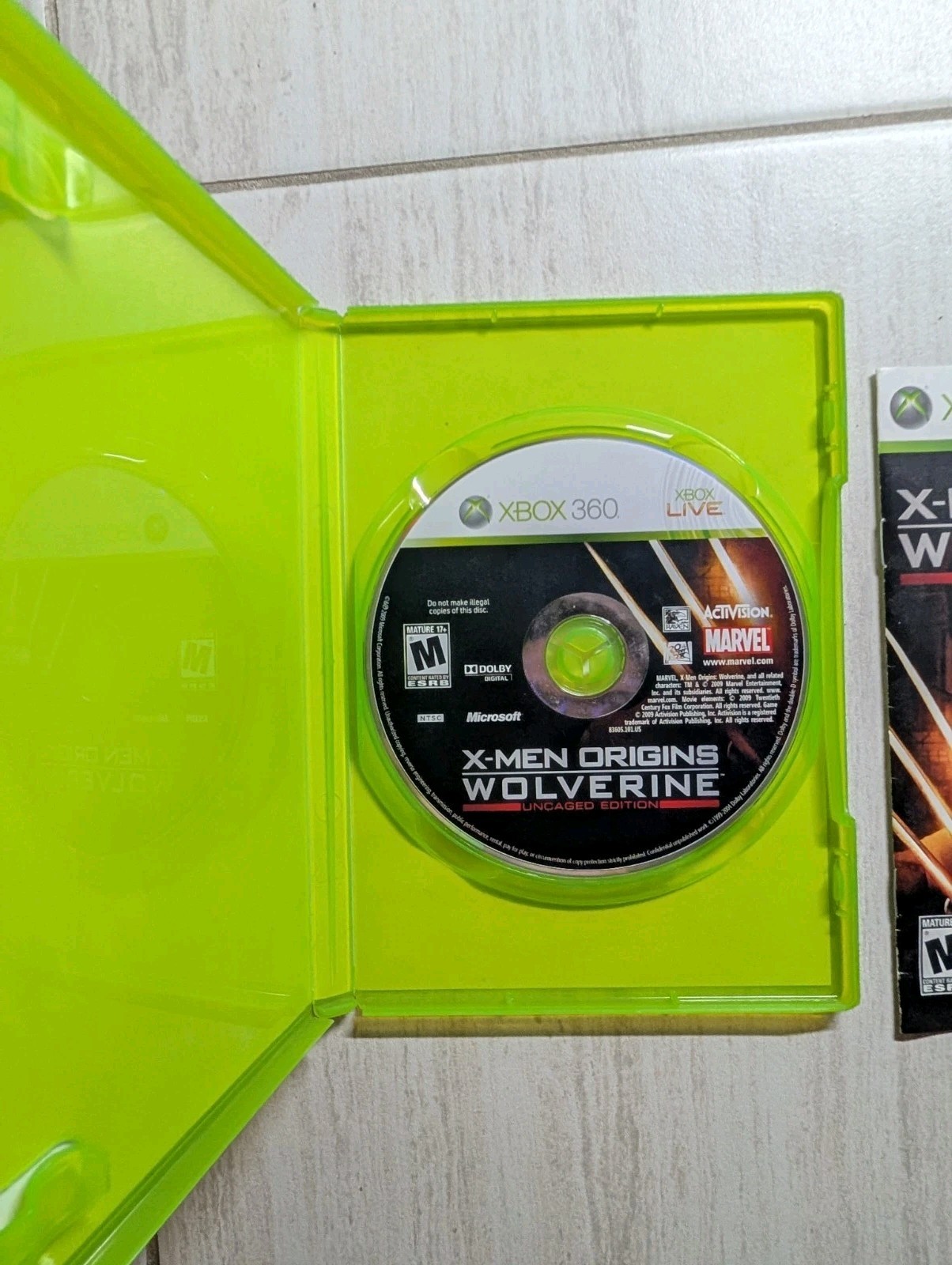 X-Men Origins: Wolverine Uncaged Edition Complete In Box CIB Microsoft Xbox 360