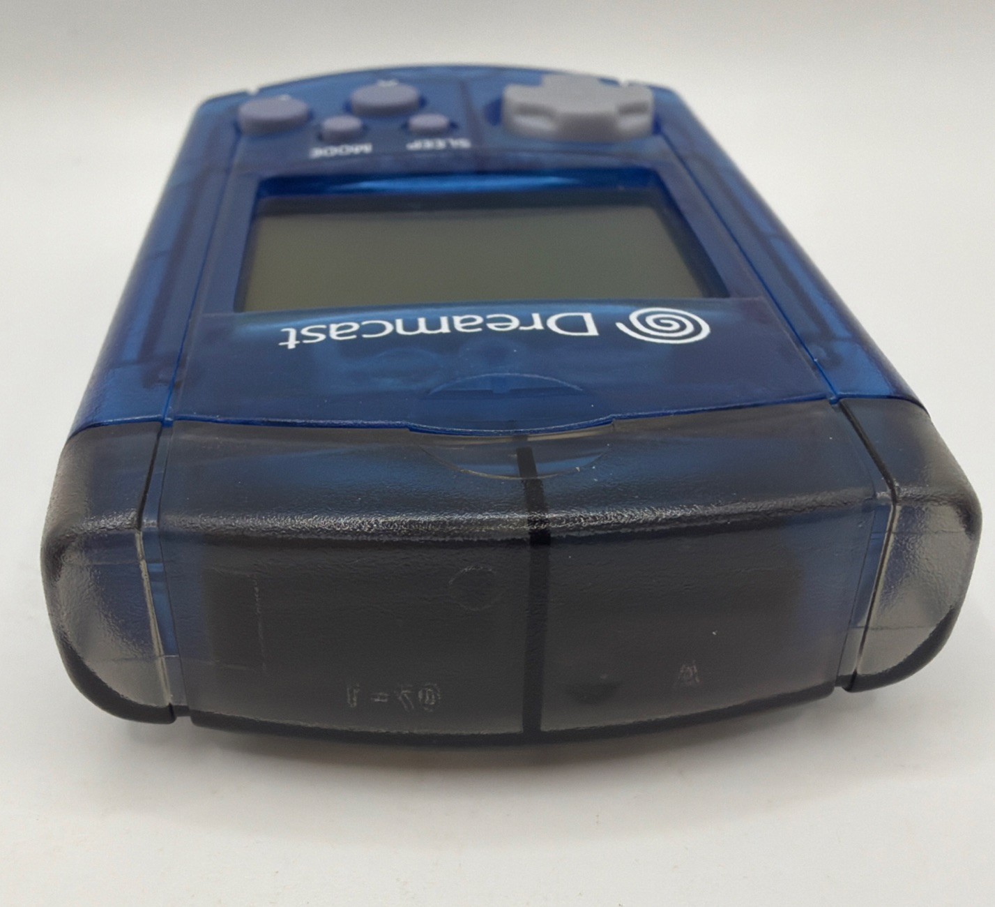 Sega Dreamcast Visual Memory Unit Aqua Blue VMU HKT-7000 Memory Card Tested Good