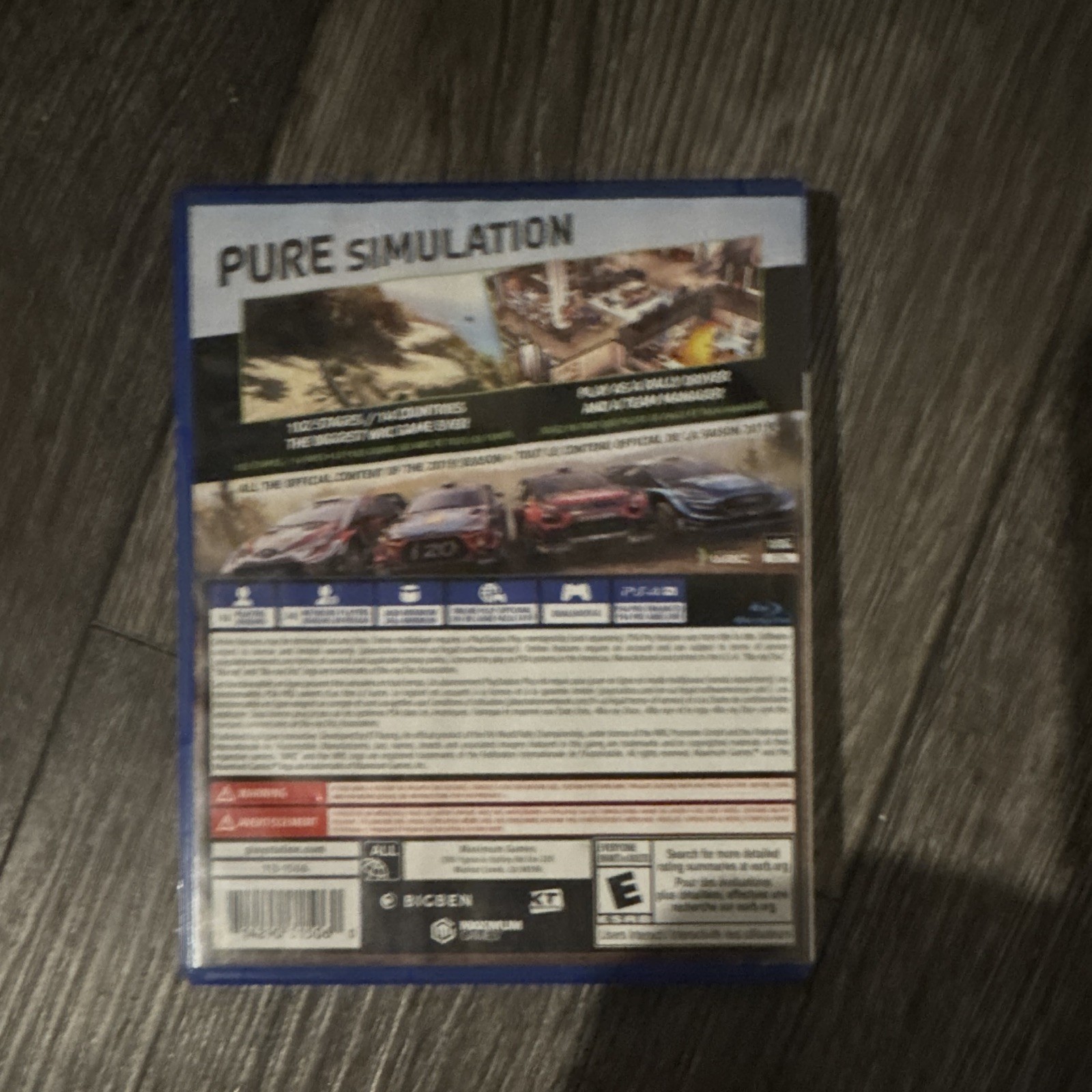Bigben WRC 8 The Official Game (PS4) Multiplayer E Everyone Racing Series