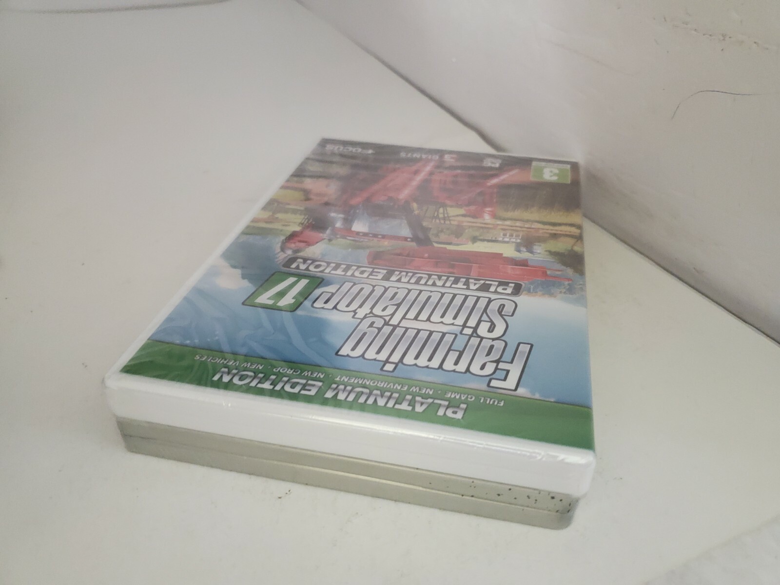 NEW MINT FARMING SIMULATOR 17 PLATINUM WINDOWS 7/8/10 W/STEEL BOOK PC DVD ROM N9
