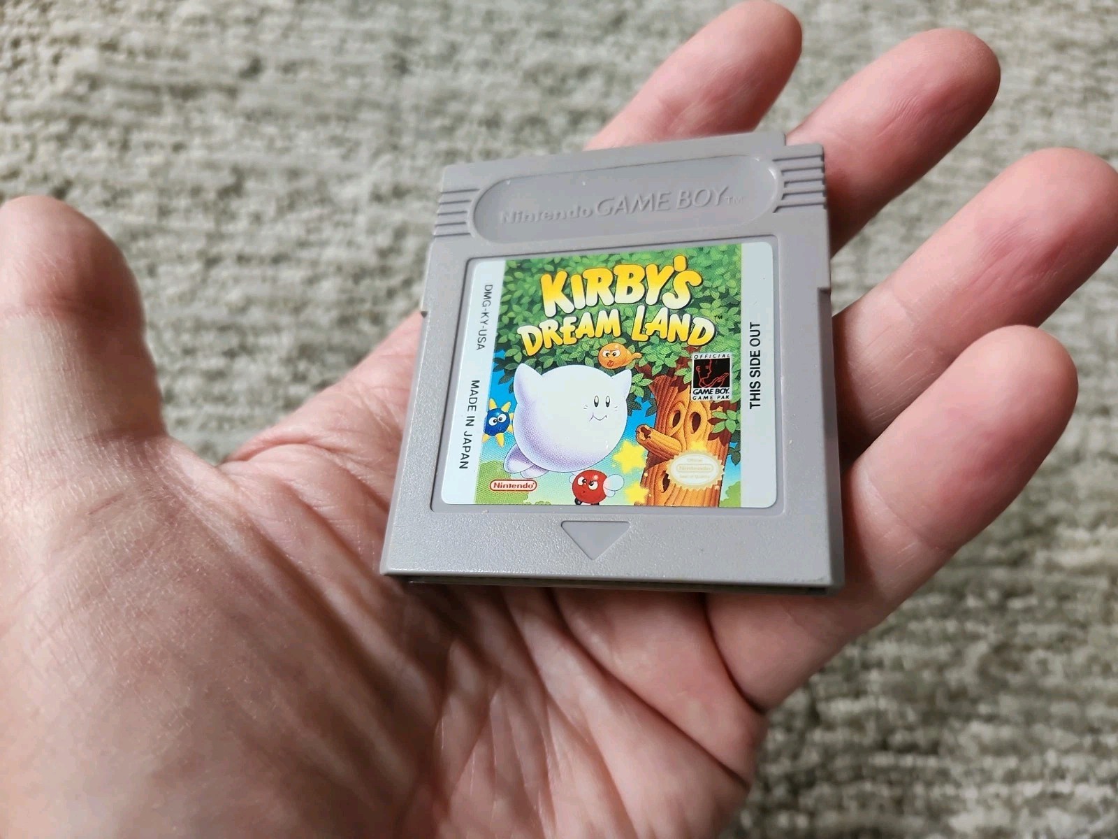 Kirby’s Dream Land (Nintendo Game Boy, 1992) with Manual, EXCELLENT CART!