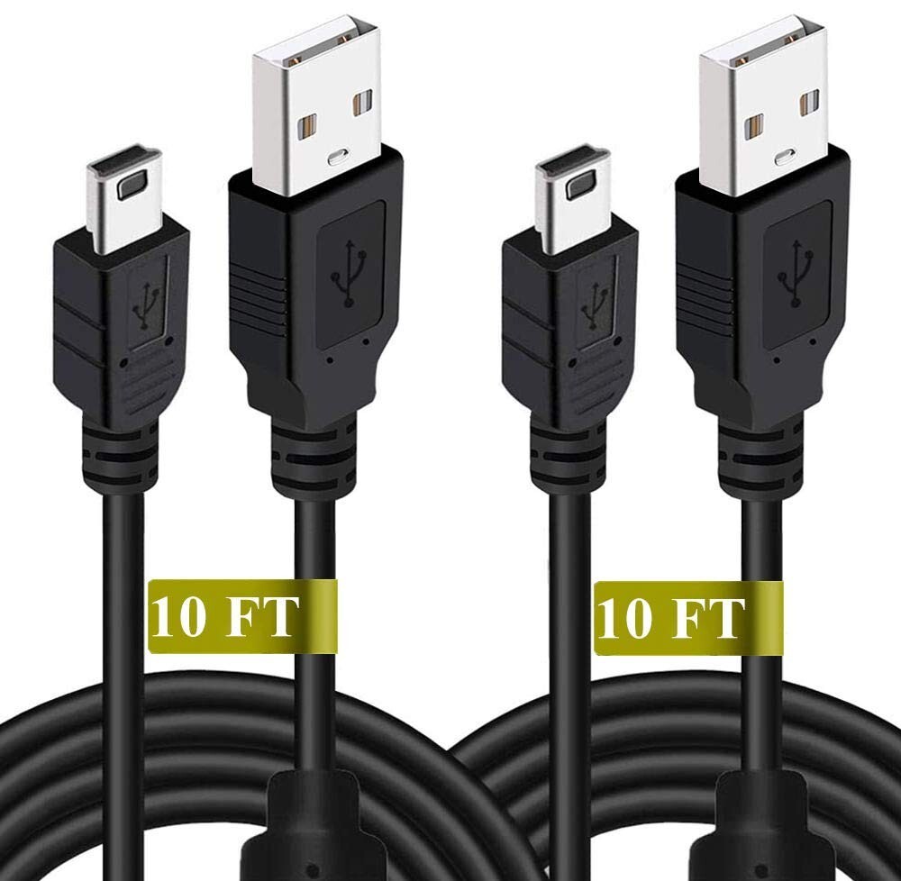 10 FT NEW Wireless Controller USB Charging Cord Cable for Sony PlayStation 3 PS3