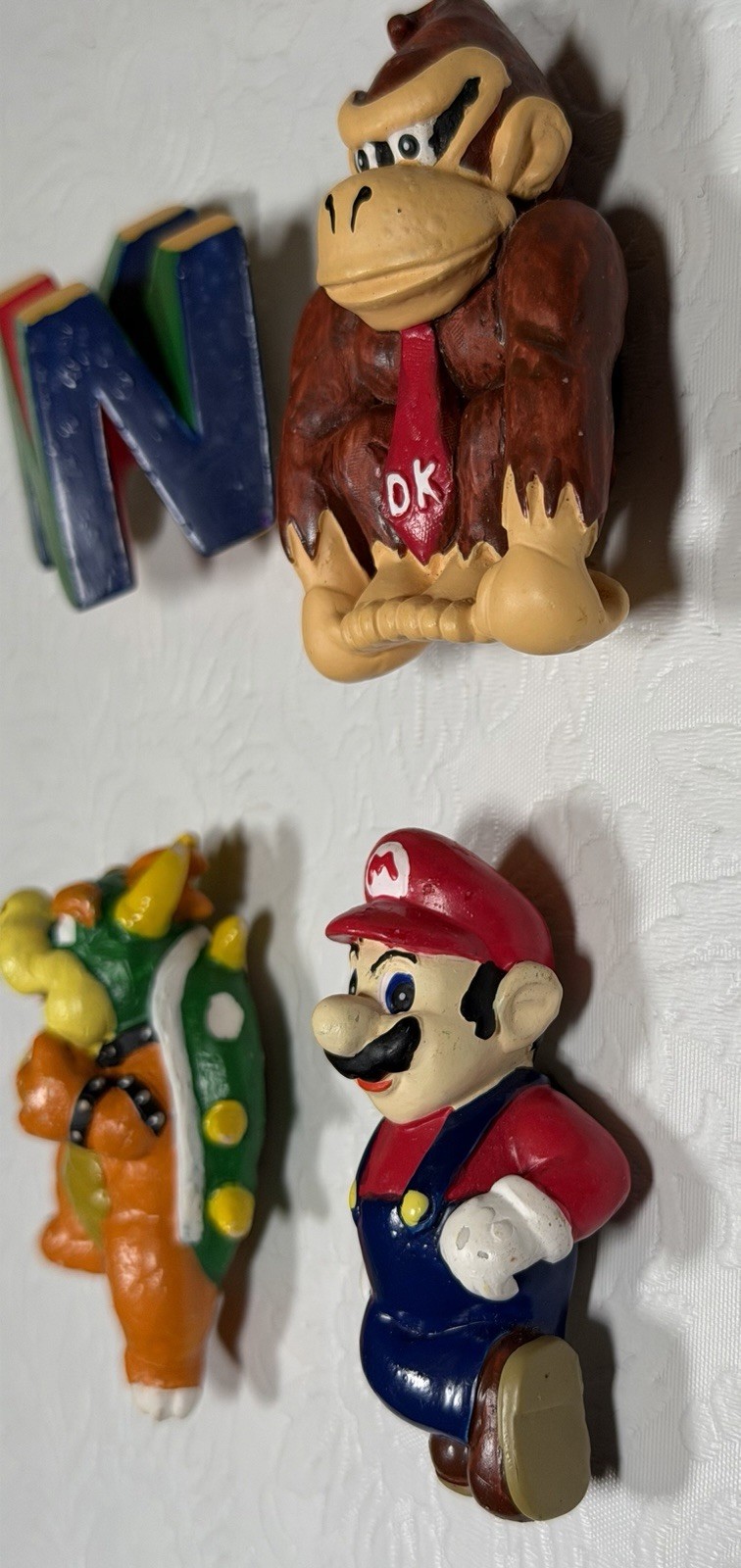 VTG 1997 Official Nintendo 64 3D Magnets Complete Set Mario N64 DK Bowser “READ”