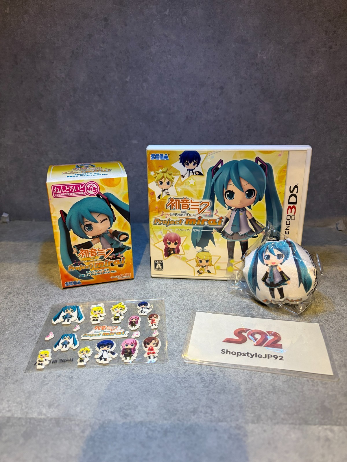 Nintendo 3DS Hatsune Miku Project mirai 2 Puchi Puku Pack Limited Box Japan