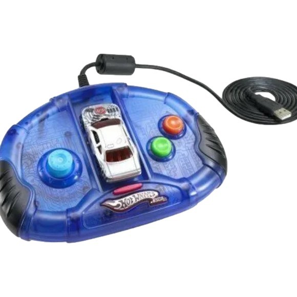 Mattel Hot Wheels Turbo Driver Video Game Controller with Vehicle