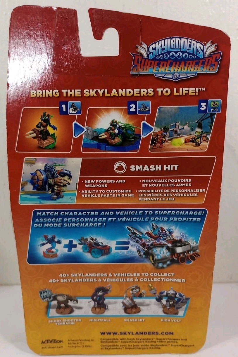 Skylanders Superchargers SMASH HIT Single Character Pack 2015 NIB