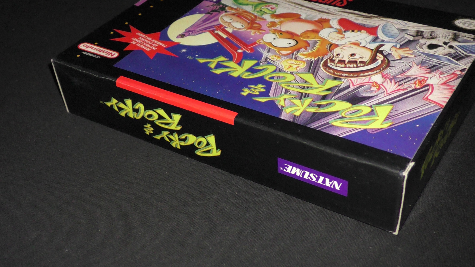 Pocky & Rocky [Box Only] Super Nintendo SNES Natsume NES And An