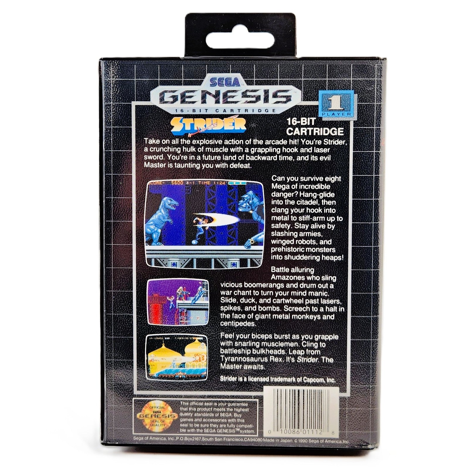 Strider – Sega Genesis (Authentic, CIB, Tested, Ships in a Box, See Notes)