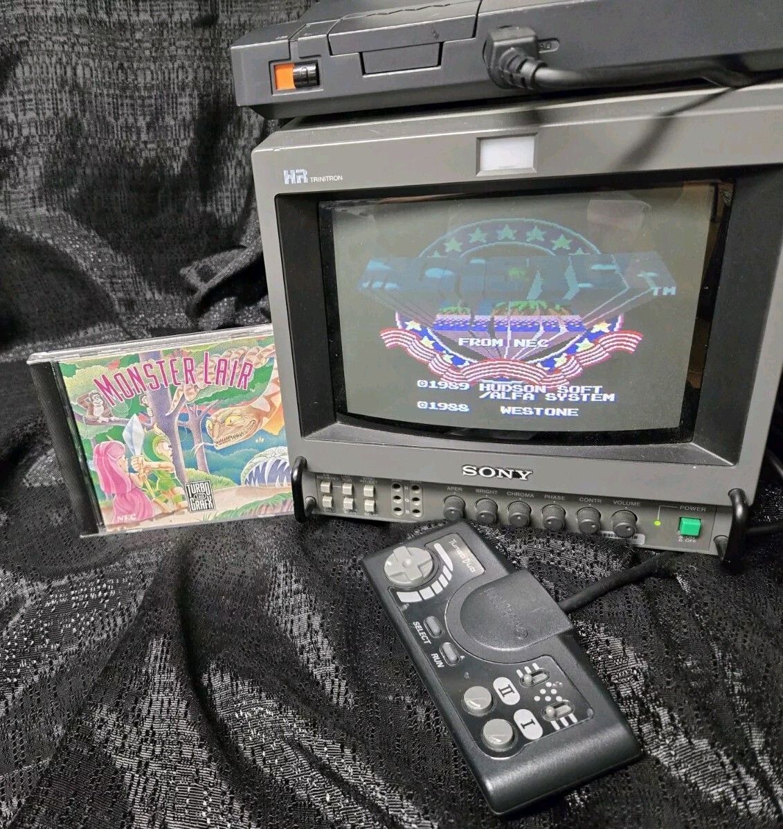 Monster Lair 1990 TurboGrafx CD TurboDuo NEC