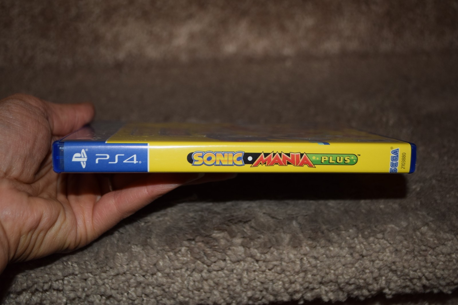 Sonic Mania Plus Sega PS4 Playstation 4 case, disc, paperwork