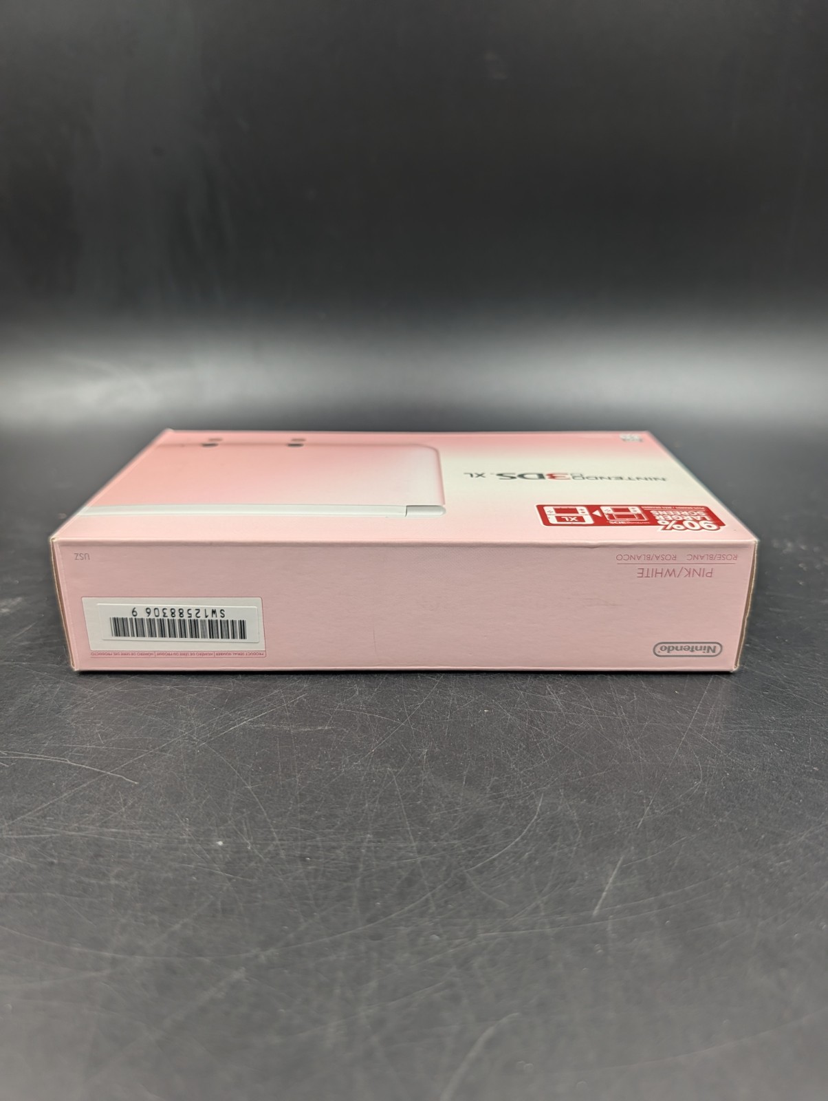 Nintendo 3DS XL Pink White Handheld Console CIB Matching Serials US
