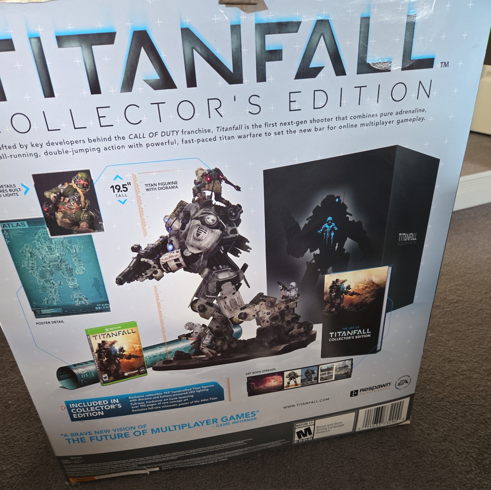 Titanfall Collector’s Edition Statue – Game and Poster not included – X box