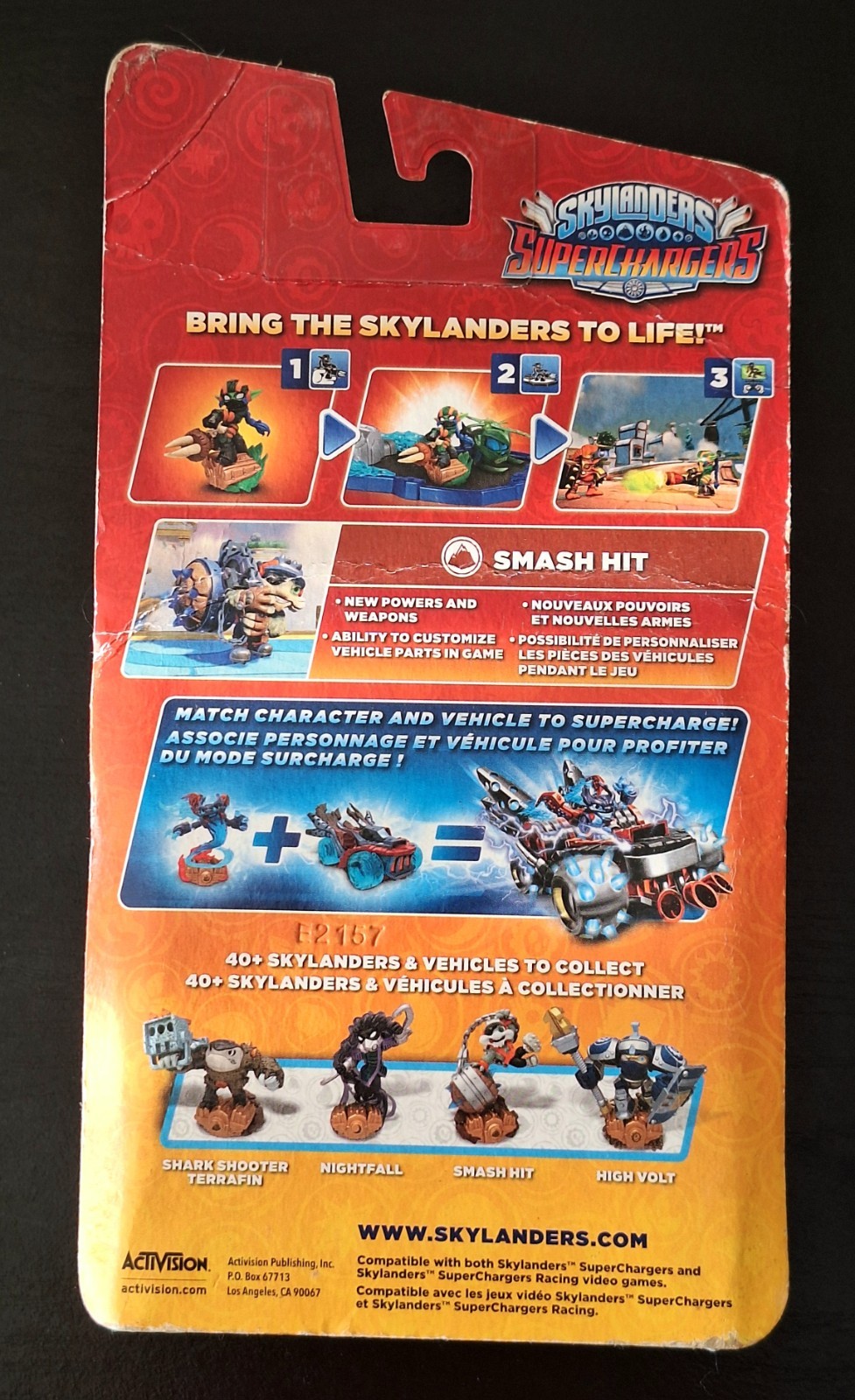 Skylanders SuperChargers Smash Hit Figure – New (Damaged Packaging)