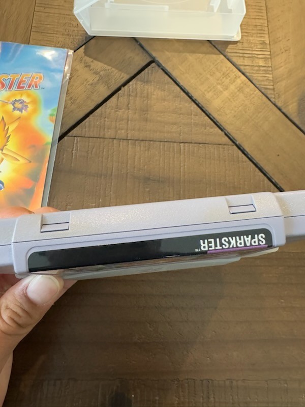 Sparkster snes & manual