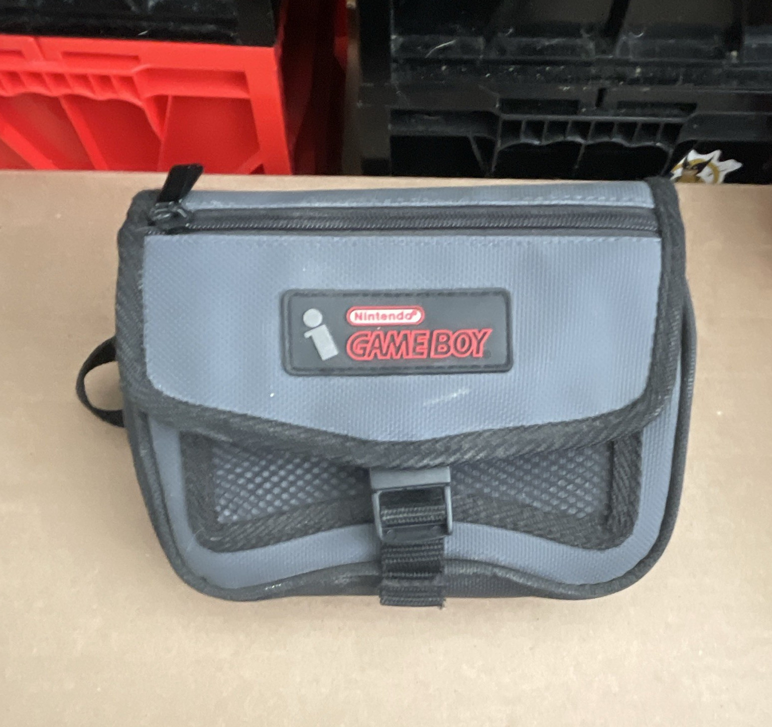 Nintendo Game Boy Fanny Pack Carry Case w/ Belt Strap & Zipper, Gray/Black