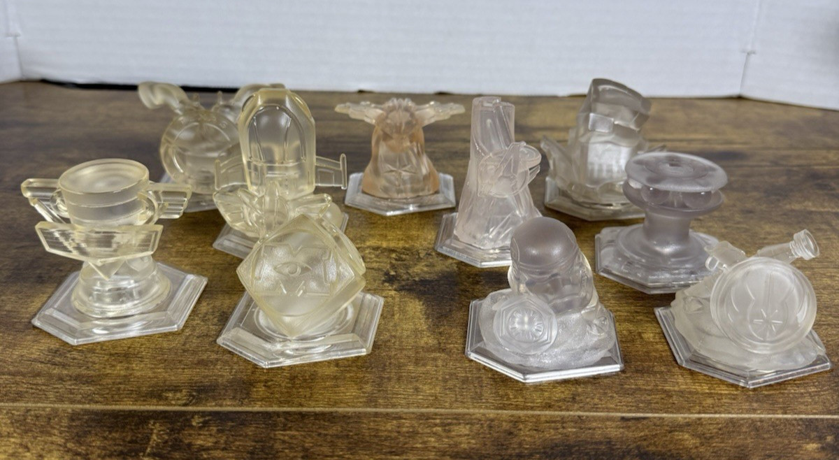10 pc Lot of Disney Infinity Crystal Figures 1.0,2.0,3.0 *Not Tested*