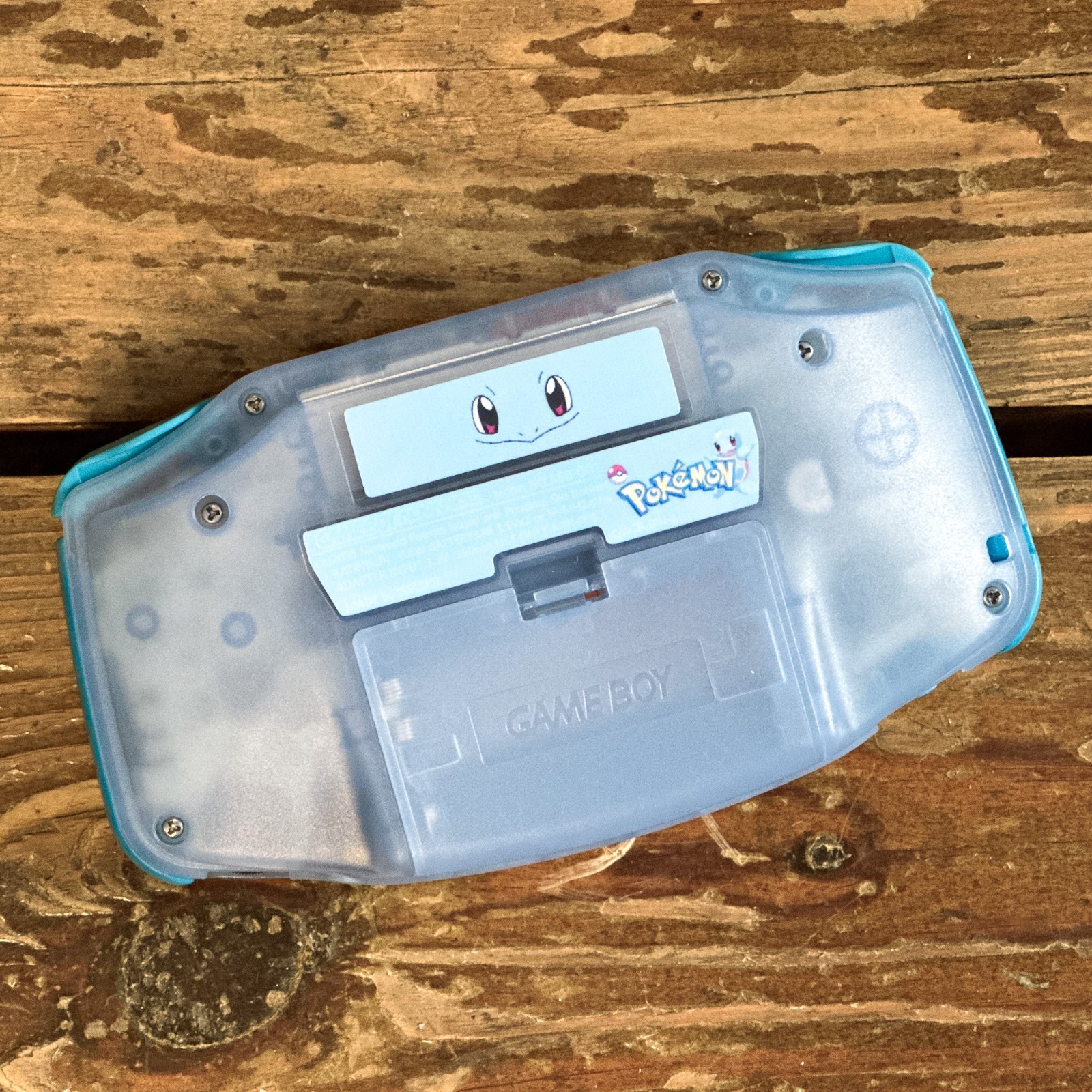 Nintendo Game Boy Advance GBA 3.0 M2 IPS Pokemon Console SQUIRTLE USB-C Battery