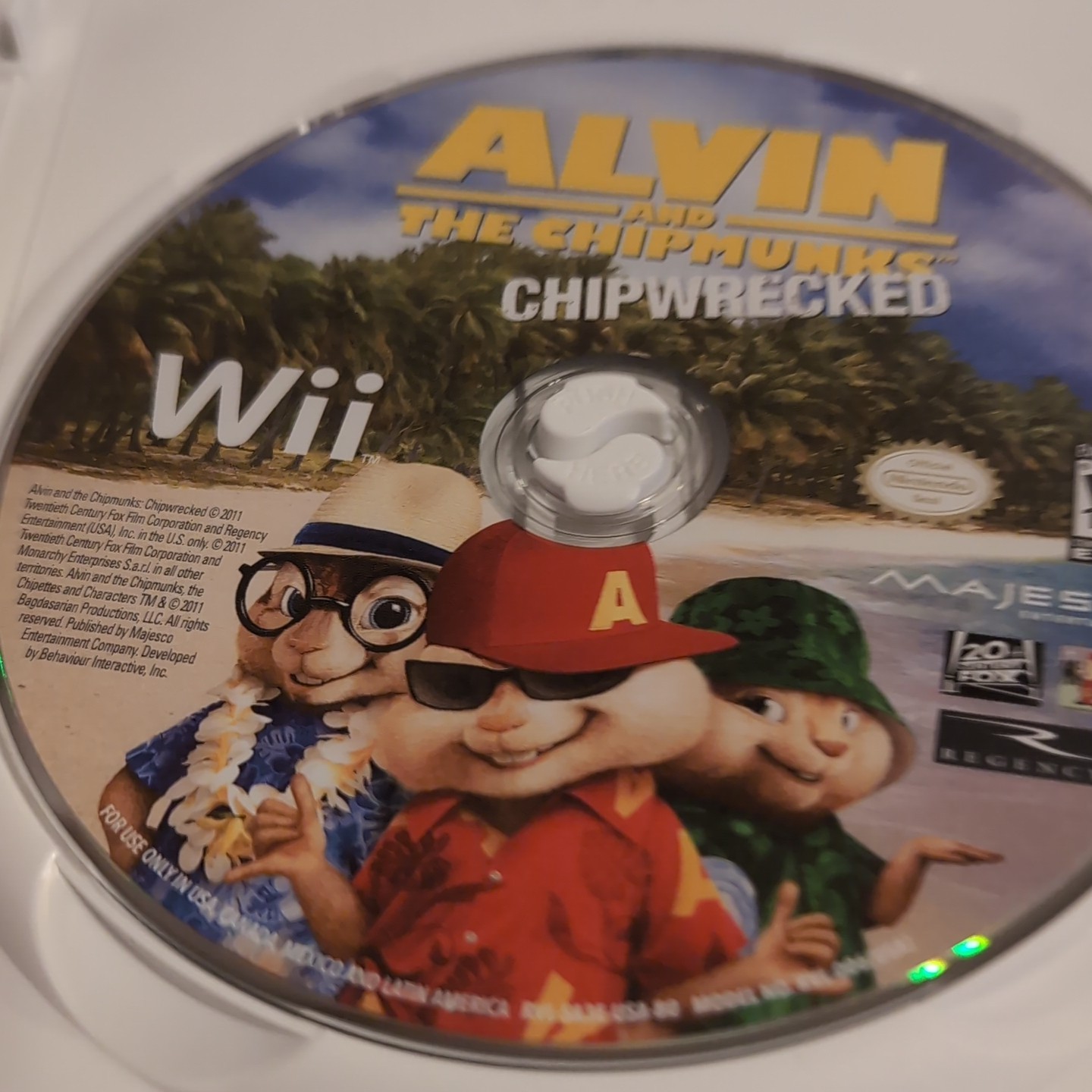 Alvin and the Chipmunks: Chipwrecked Nintendo Wii 2011 Complete And Tested