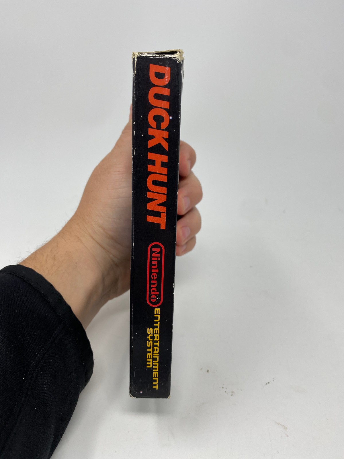 Duck Hunt Nintendo NES, 1985 5-Screw Unpunched Hangtab Complete CIB BLACK BOX
