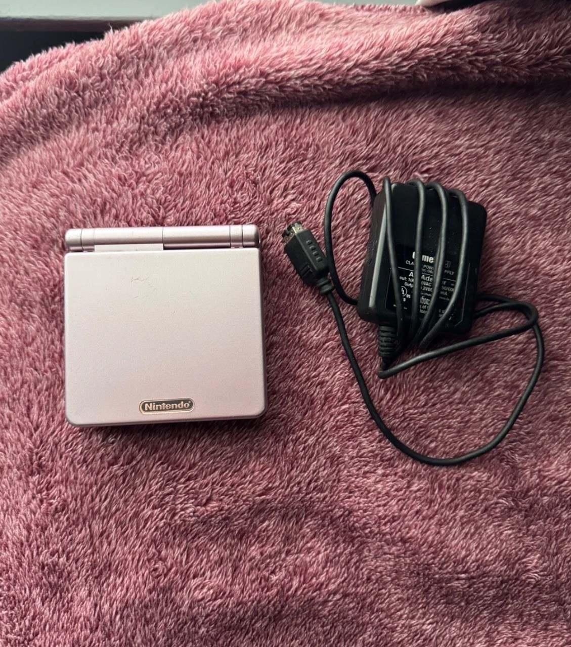 Nintendo Gameboy Advance SP Handheld System Pearl Pink Model AGS-101