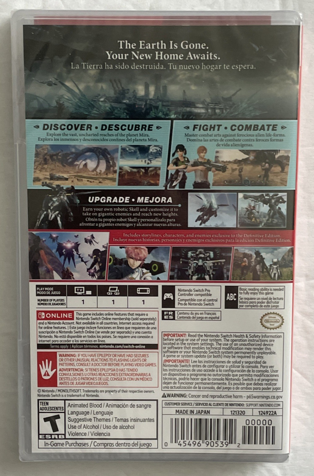 Xenoblade Chronicles X: Definitive Edition – Nintendo Switch NEW & SEALED