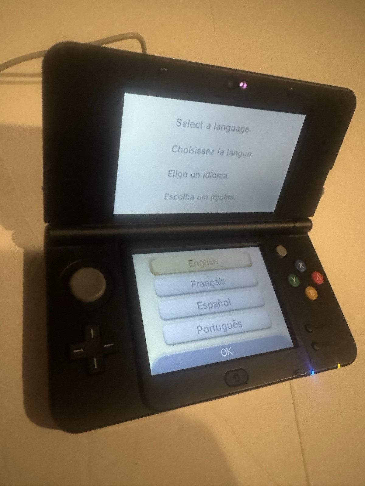 Nintendo 3DS – Original Super Mario Edition (Black Friday) w/charger