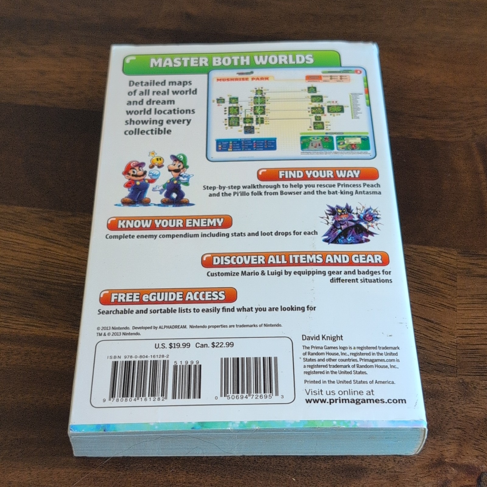Prima Games Mario & Luigi: Dream Team Strategy Guide eGuide Access 2013