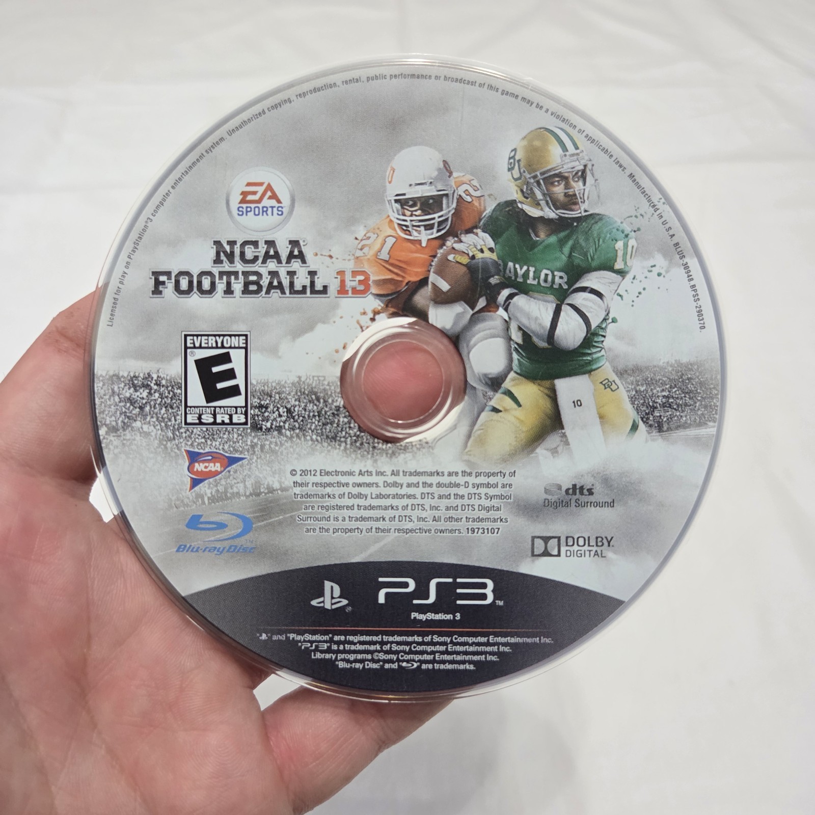 NCAA Football 13 (Sony PlayStation 3, 2012) CIB Complete – Tested
