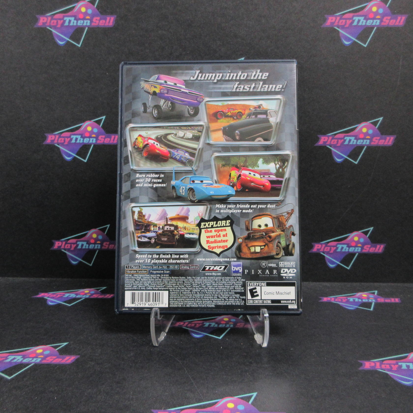Cars PS2 PlayStation 2 Complete – 1 Year Warranty EX Cond