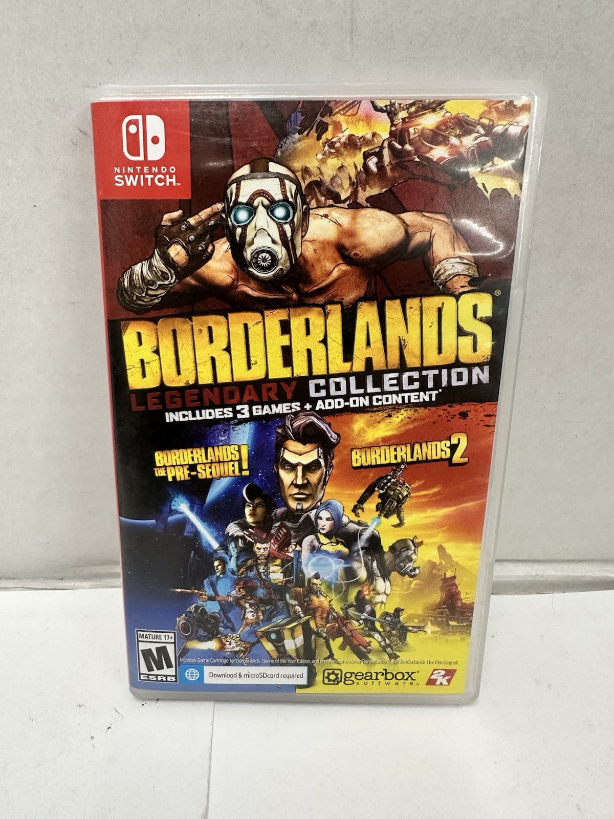 Borderlands Legendary Collection Nintendo Switch Game Cartridge And Case